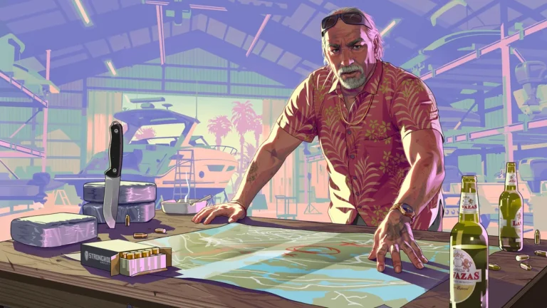 Official Brian Heder artwork from Grand Theft Auto VI by Rockstar Games.
