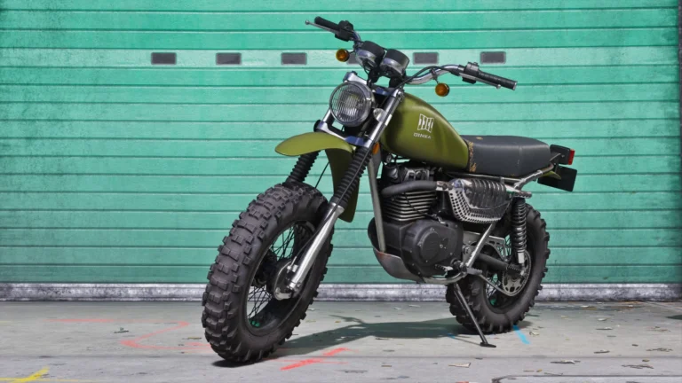Dinka Enduro motorcycle shown in official Grand Theft Auto VI media by Rockstar Games.