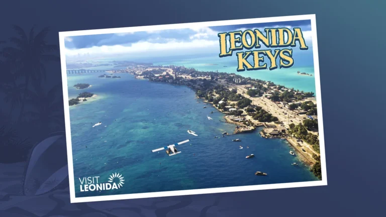 Official Leonida Keys postcard artwork from Grand Theft Auto VI by Rockstar Games.